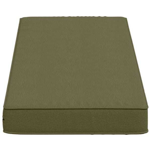 1-delad Bänk Kudde VUGHT 100% Polyester Olivgrön 80 x 40 x 5 cm