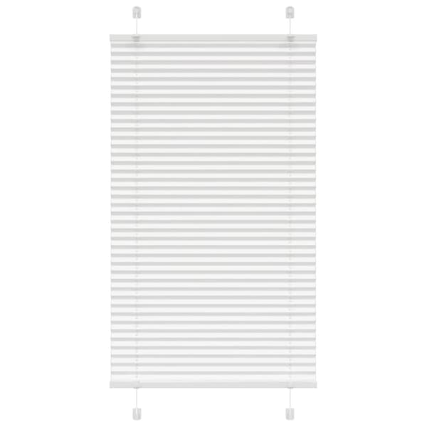 Plisserad persienn vit 70x150 cm tyg bredd 69,4 cm polyester