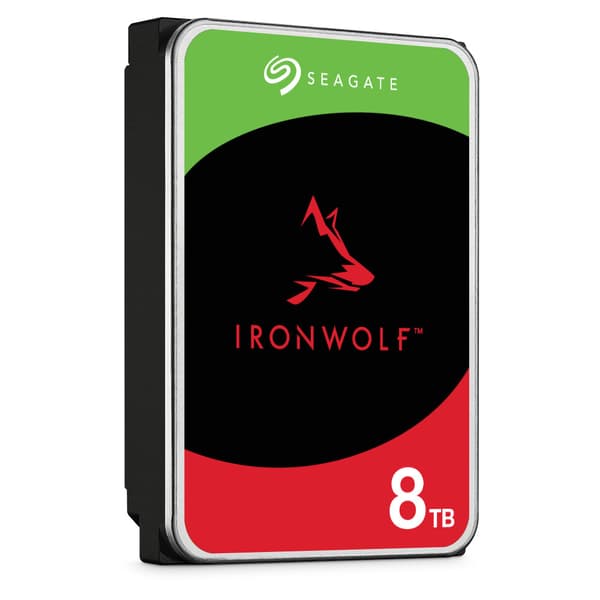 Seagate IronWolf ST8000VN002 - hårddisk - 8 TB - SATA 6Gb/s