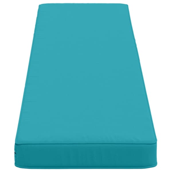 1-delad Bänk Kudde VUGHT 100% Polyester Turkos 140 x 30 x 5 cm