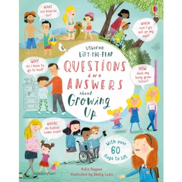 Lift-the-flap Questions and Answers about Growing Up (bok, board book, eng)