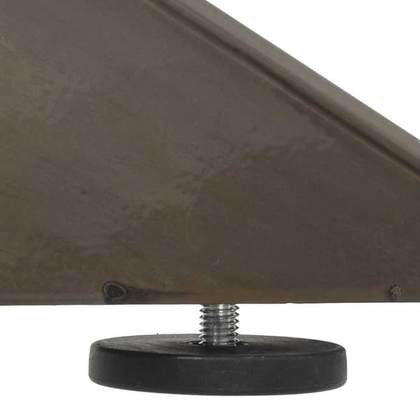Matbordsben spindelformad svart 120x68x(72-73) cm stål