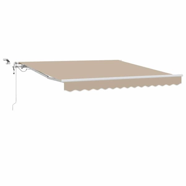 Utdragbar markis Beige 300 x 250 cm Polyester
