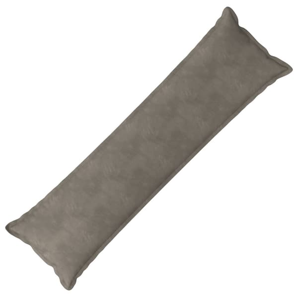Kudde med kudde HOUTEN Ljusgrå 40 x 145 cm Sammet