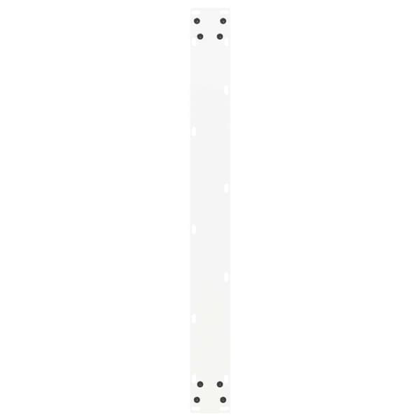 Matbordsben U-formade 2 st vita 80x(72-73) cm stål