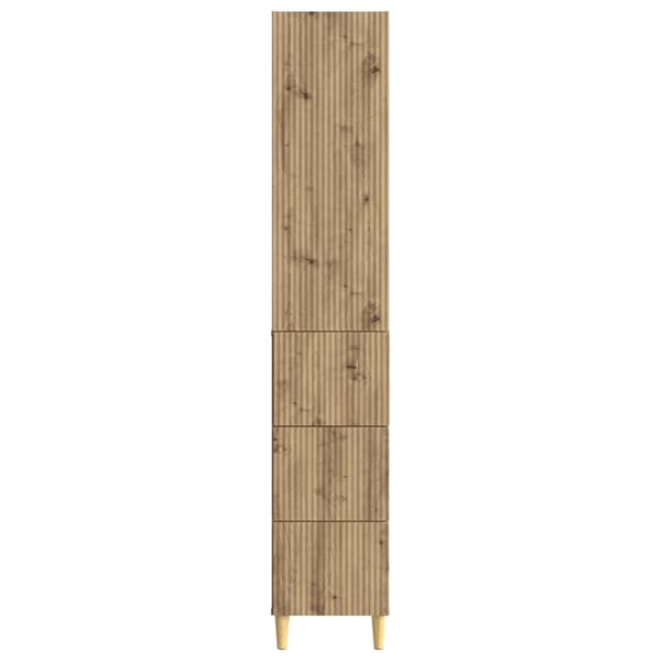 Skåpset 2 pcs 33 x 34,5 x 90 cm Konstruerat trä