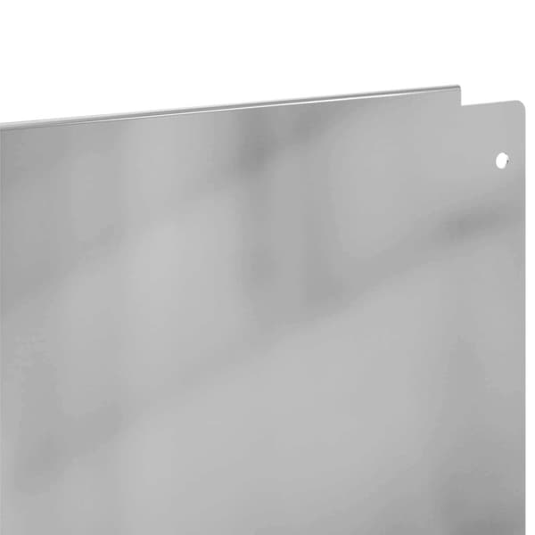 Kant för gräsmatta 20 pcs 100 x 18 cm Stål Silver