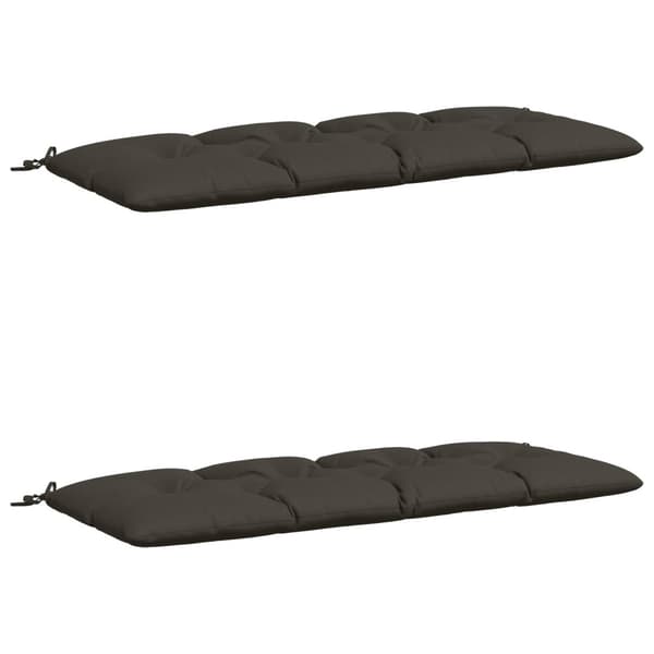 2-delade Bänk Kuddar VIANEN 100% Polyester Antracit