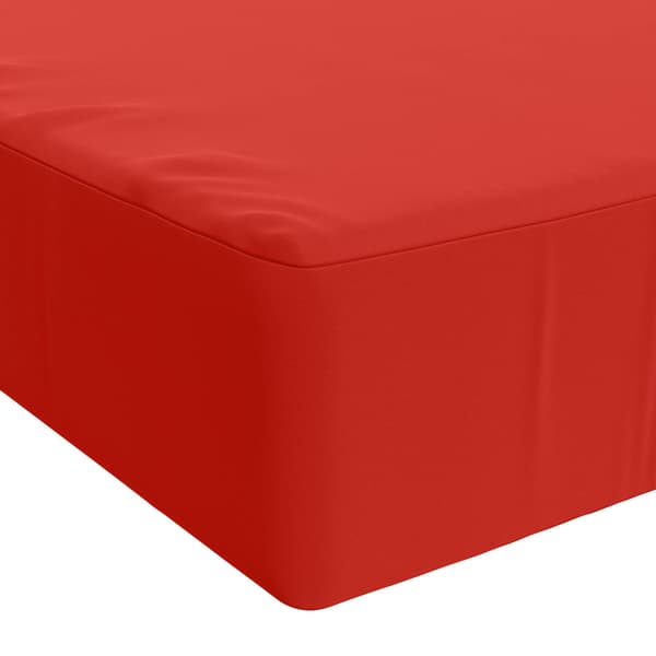 Sittkudde SOEST 100% Polyester Röd 120 x 80 x 15 cm