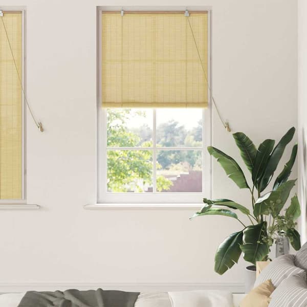Bambu Rullgardin Natur 90 x 160 cm Bambu