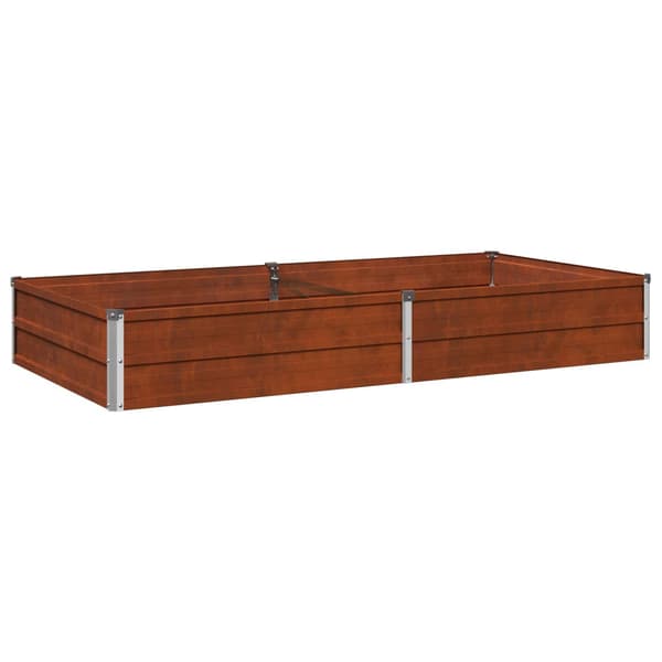 Höjd Trädgårdsbädd Rostig 160 x 80 x 24 cm corton