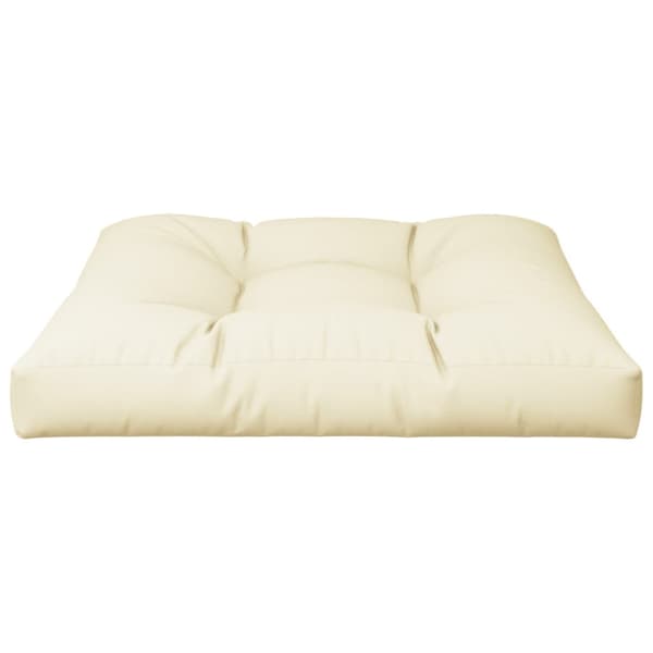 Palldyna gräddvit 70x70x12 cm tyg