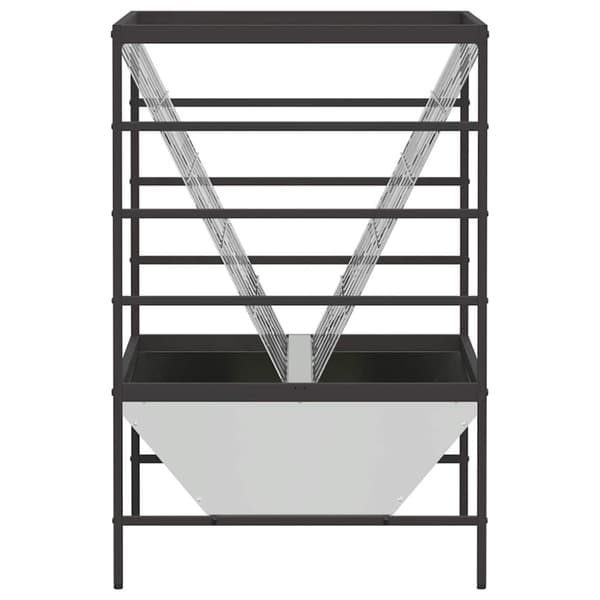 Lantbruks Foderautomat Silver 100 x 60 x 90 cm