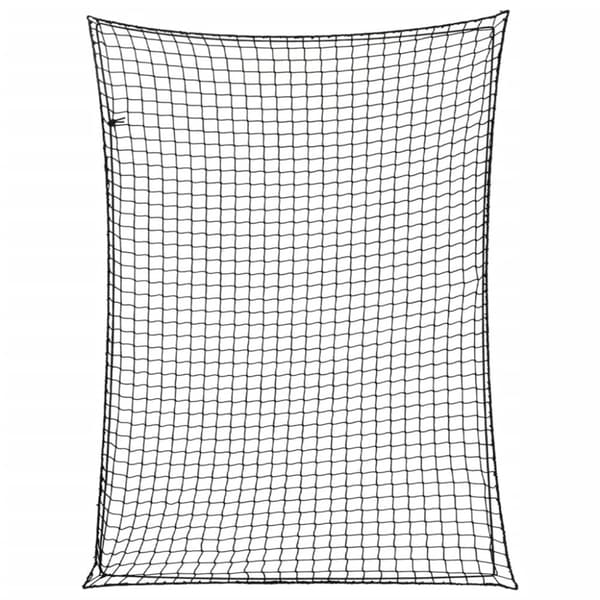 Lastnät med elastiskt rep svart 4x3 m PP
