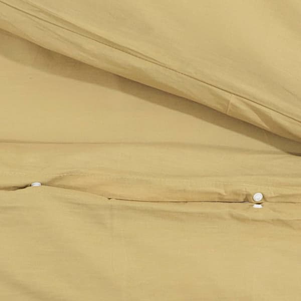 Bäddset taupe 200x200 cm lätt mikrofiber