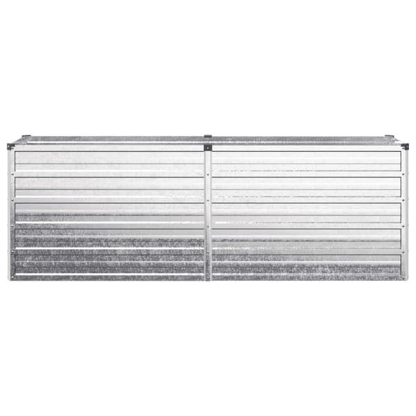Höjd Trädgårdsbädd Silver 160 x 40 x 55 cm galvaniserad