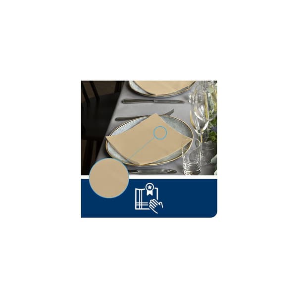 Servett TORK LinStyle Middag creme 50/fp