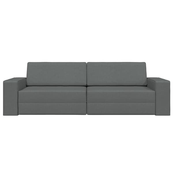 Soffsäng Mörkgrå 245 x 78 x 77 cm tyg