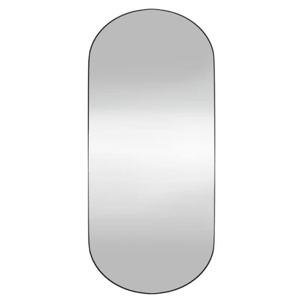 Väggspegel 30x70 cm glas oval