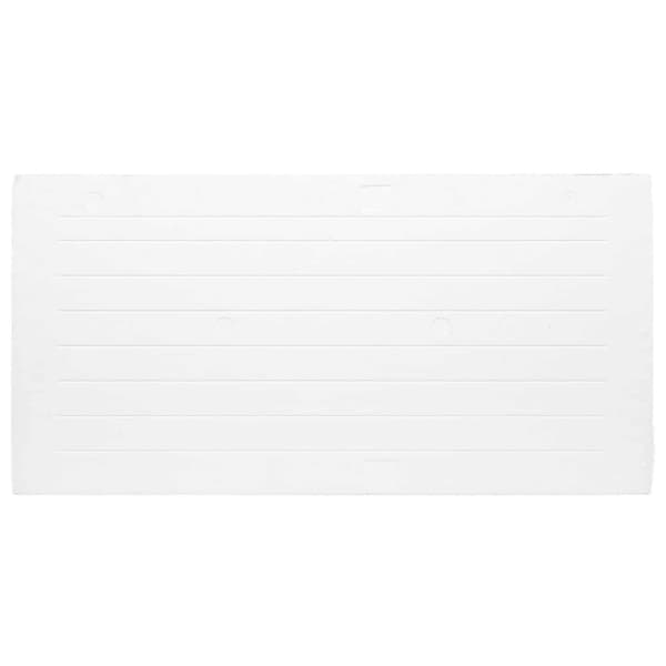 Väggpaneler 10 st 100 x 50 cm Ljusgrå och vit. EPS Skum