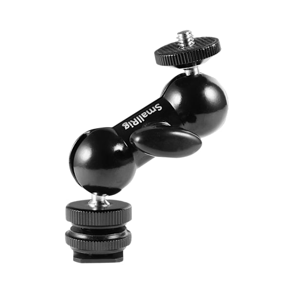 SMALLRIG 1135 MULTI-FUNC DOUBLE BALLHEAD SHOE+1/4"