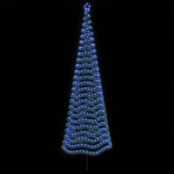 LED-julgran med glitter och markspett EKENAS 400 cm
