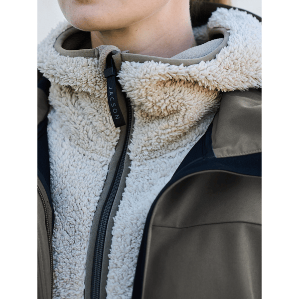 Nora Teddyjacka Beige XXL