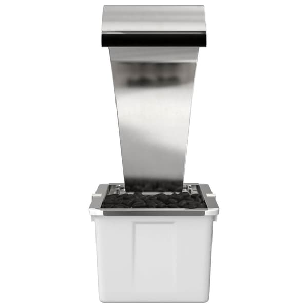 Trädgårdsvattenfall Rostfritt Stål 304 54,5 x 34 x 83 cm Silver