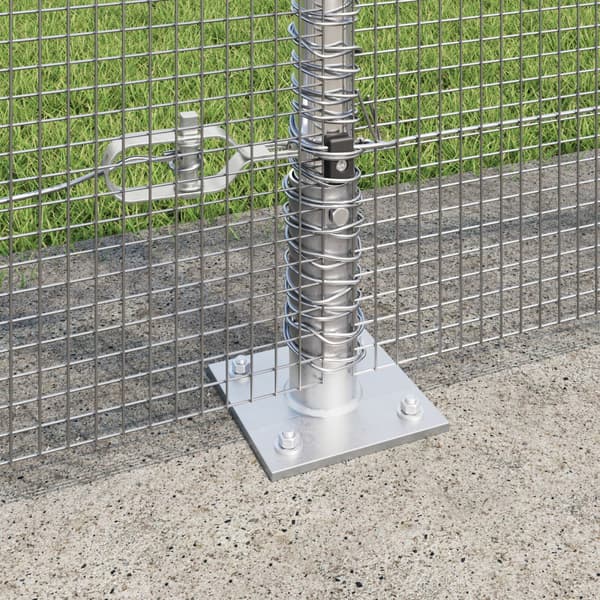 Stängselstolpe Silver