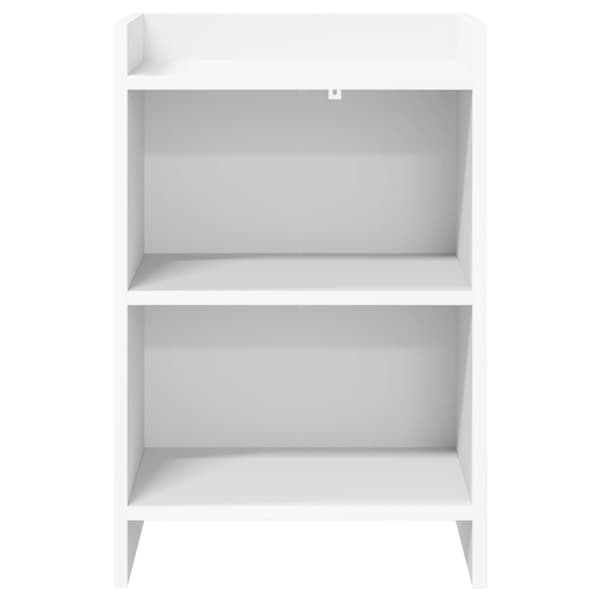 Sängbord 2 pcs Vit 40 x 30 x 60 cm Konstruerat trä