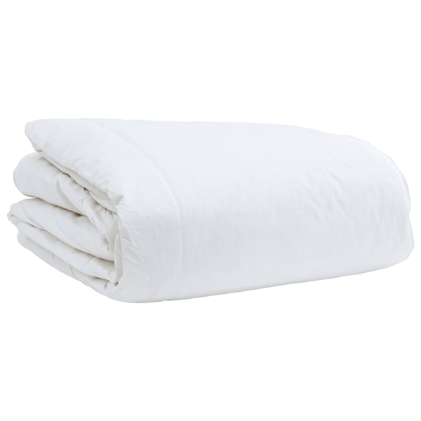 Täckeset med kudde 3 pcs Vit Dunfjäder