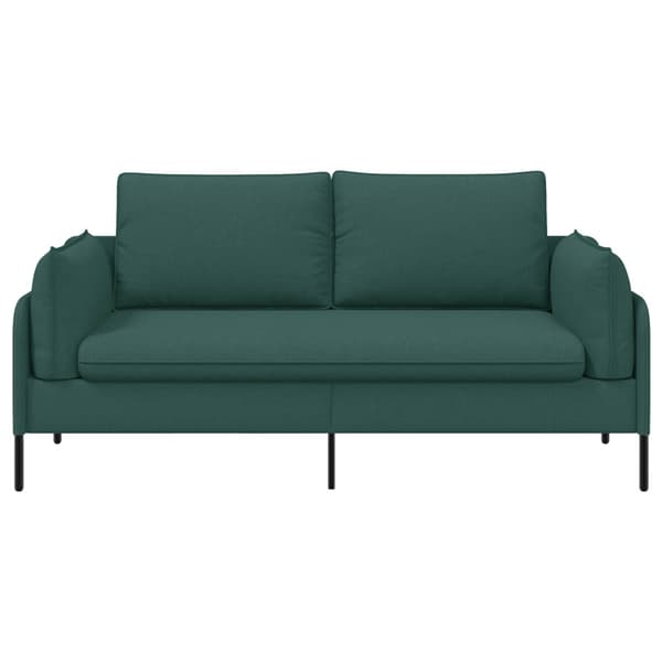 2-sits soffa Mörkgrön 188 x 81 x 89 cm Tyg