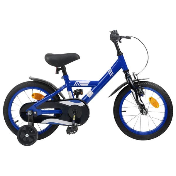 Barncykel 12 Tum för 2-4 åringar Mörkblå
