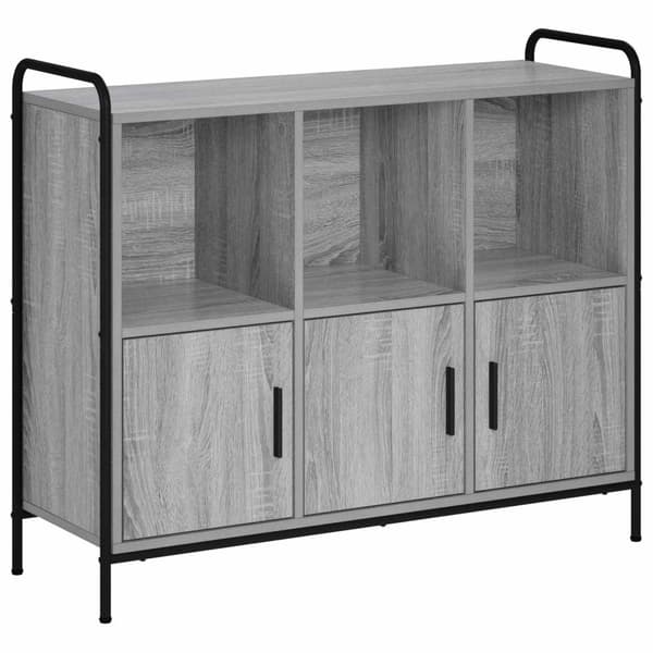 Sideboard Grå Sonoma 97 x 33 x 81 cm Konstruerat trä