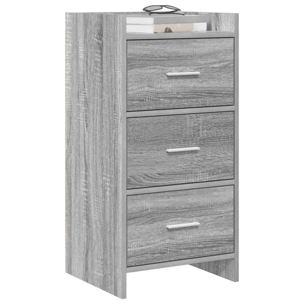 Sideboard Grå Sonoma 40 x 36 x 80 cm Konstruerat trä