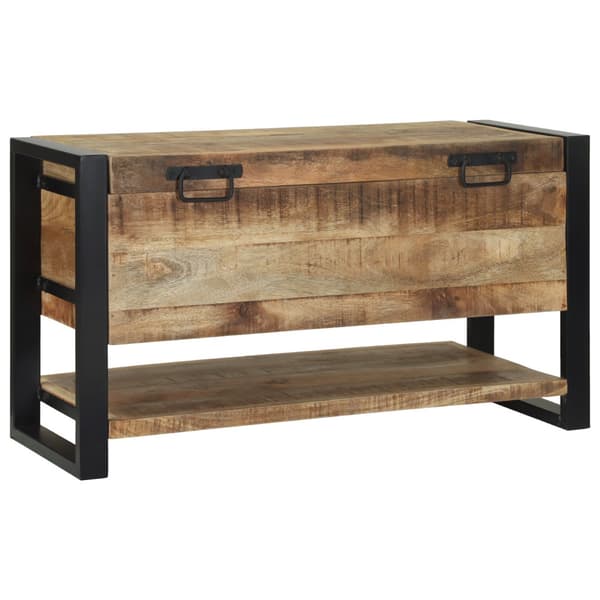 Förvaringslåda Brun 80 x 35 x 45 cm Massivt Mangoträ