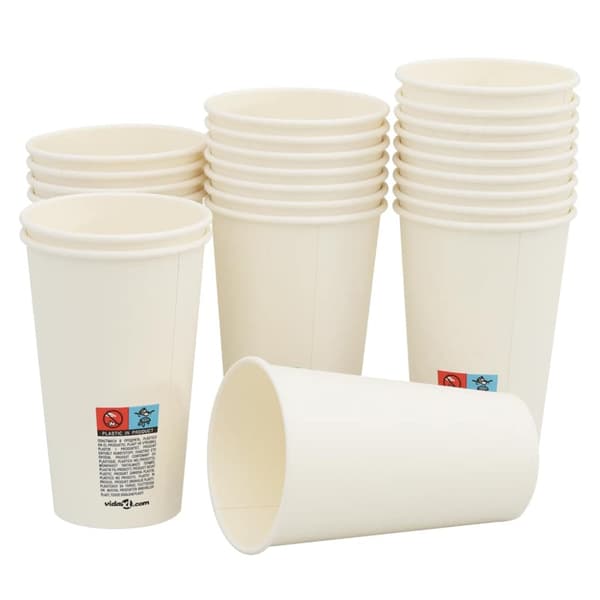 Kaffekoppar i papper 1000 st 16oz 400ml vit