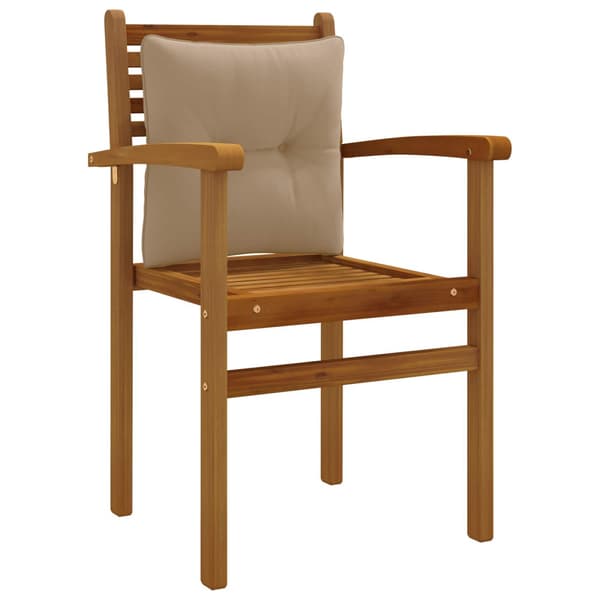 Ryggkudde PUTTEN 100% Polyester Taupe 40 x 40 x 10 cm
