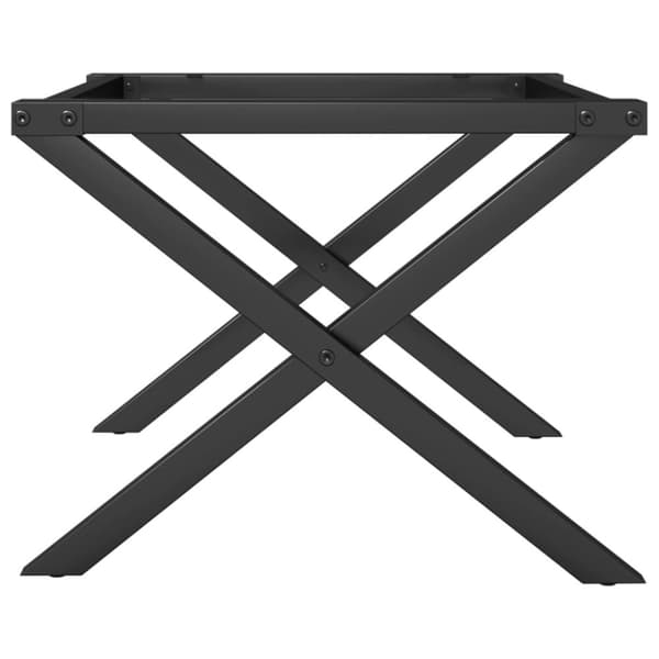 Bordsben för soffbord X-ram 50x40x38 cm stål