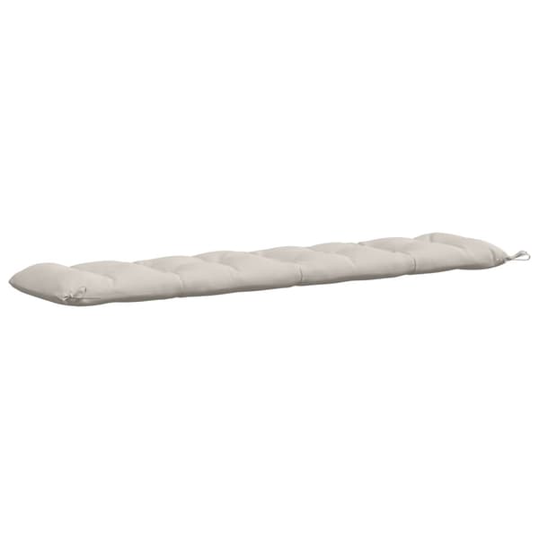 Bänk Kuddar VIANEN 2 st 100% Polyester Vit 200 x 40 x 12 cm