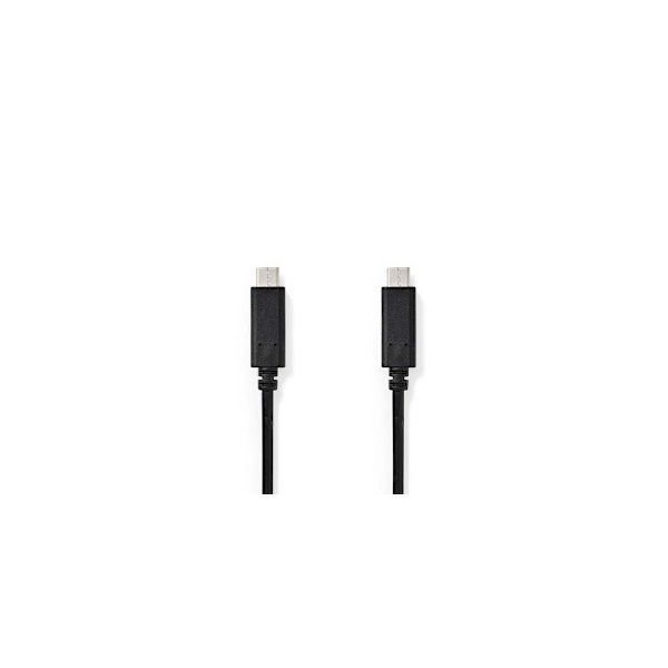 Kabel NEDIS USB-C - USB-C 2m svart