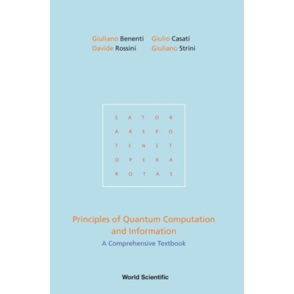 Principles Of Quantum Computation And Information: A Comprehensive Textbook (inbunden, eng)