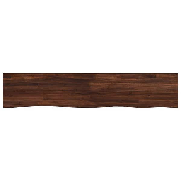 Rektangulärt Bordsskiva 90 x 50 x 3,5 cm Rektangulär Mörkbrun