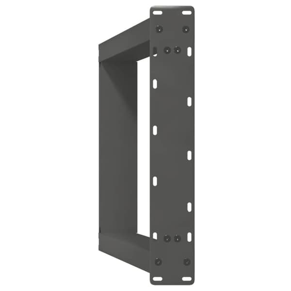 Matbordsben U-formade 2 st antracit 60x(72-73) cm stål
