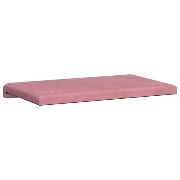 Bänk kudde Sammet (V) Rosa Djup 35 cm