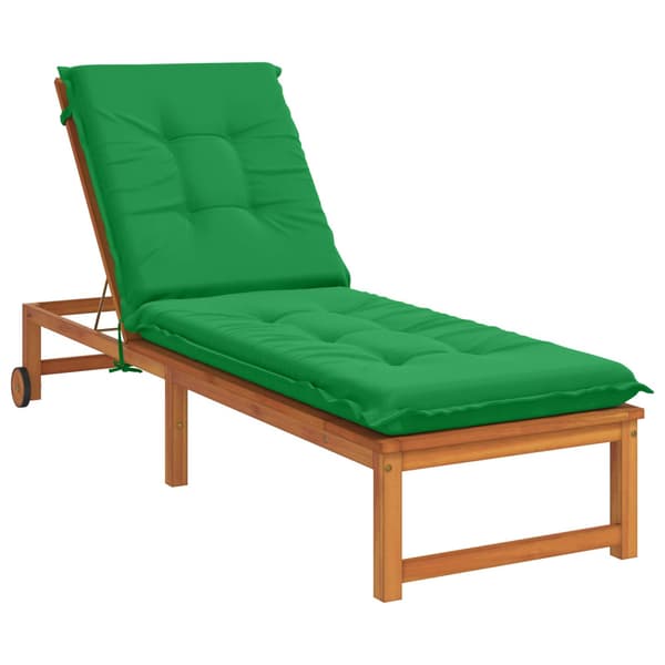 Solstol Kudde GEMERT 100% Polyester Grön 190 x 60 x 9 cm