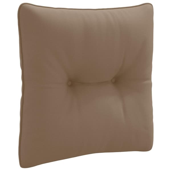 Ryggkudde PUTTEN 100% Polyester Taupe 40 x 40 x 10 cm