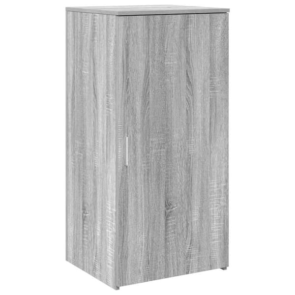 Receptionsdisk grå sonoma 200x50x103,5 cm konstruerat trä