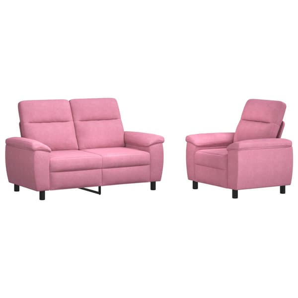 Soffset 2 st Rosa Tyg