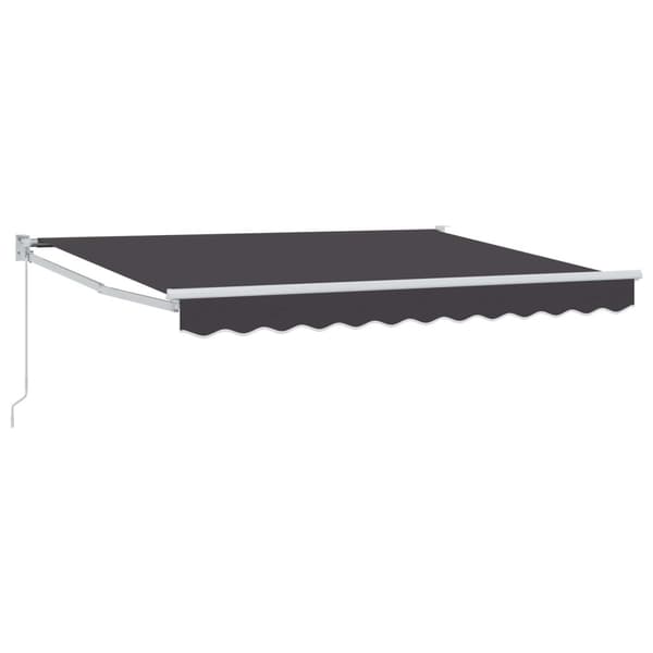 Utdragbar markis Antracit 3,5 x 2 m